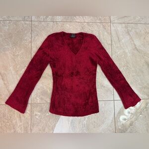 INC International Concepts Red Sweater Small